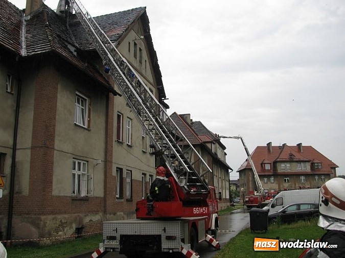 Zdjęcie w galerii na portalu naszwodzislaw.com: Skutki zniszczeń po nawałnicy w naszym regonie są ogromnie. Dotąd wodzisławscy strażacy interweniowali 118 razy, a to nie koniec wiadomości z regionu