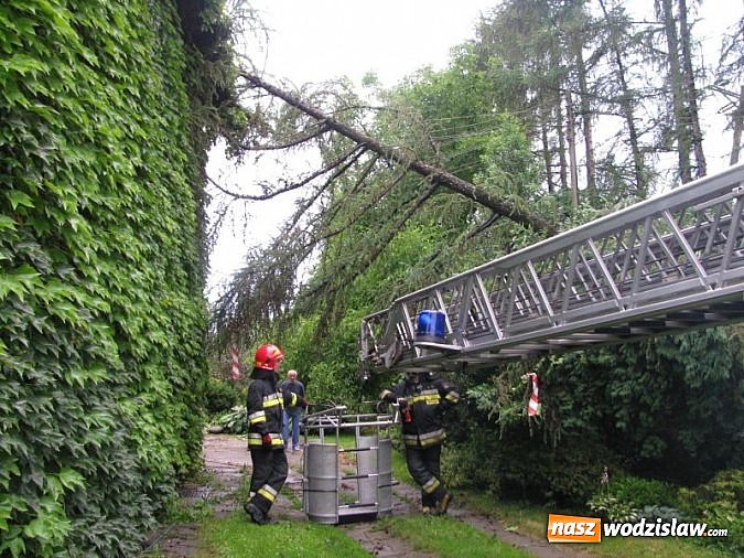 Zdjęcie w galerii na portalu naszwodzislaw.com: Skutki zniszczeń po nawałnicy w naszym regonie są ogromnie. Dotąd wodzisławscy strażacy interweniowali 118 razy, a to nie koniec wiadomości z regionu