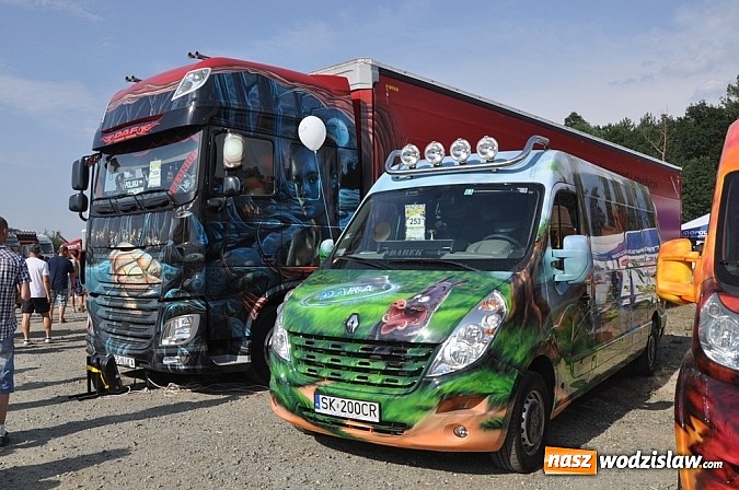 Zdjęcie w galerii na portalu naszwodzislaw.com: Mimo pogody w kratkę tysiące fanów na zlocie Master Truck 2015  wiadomości z regionu