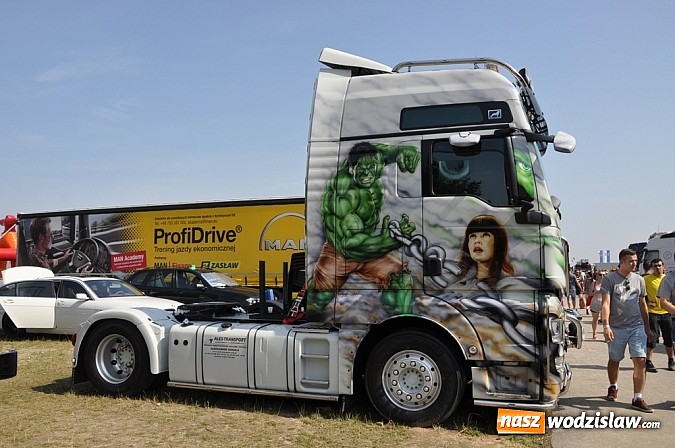 Zdjęcie w galerii na portalu naszwodzislaw.com: Mimo pogody w kratkę tysiące fanów na zlocie Master Truck 2015  wiadomości z regionu
