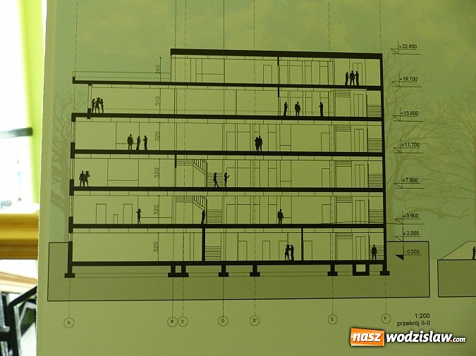 Zdjęcie w galerii na portalu naszwodzislaw.com: Studenci Politechniki Śląskiej w Gliwicach mają wizję rozbudowy Urzędu Miasta w Rydułtowach wiadomości z regionu