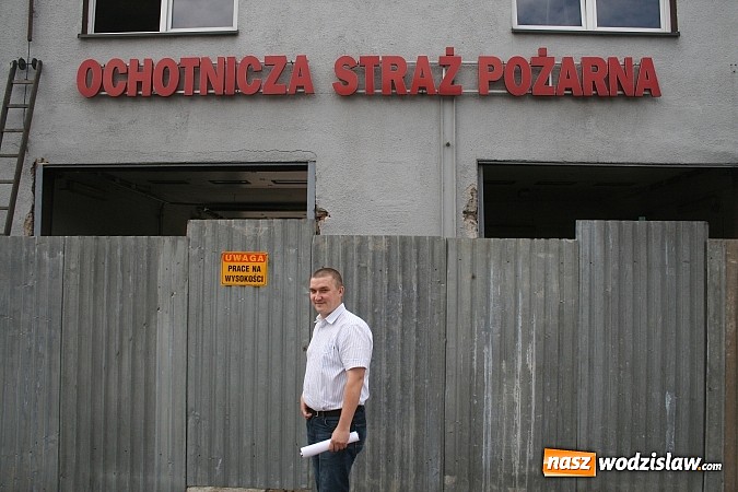 Zdjęcie w galerii na portalu naszwodzislaw.com: Rozpoczął się remont siedziby Ochotniczej Straży Pożarnej w Rydułtowach  wiadomości z regionu