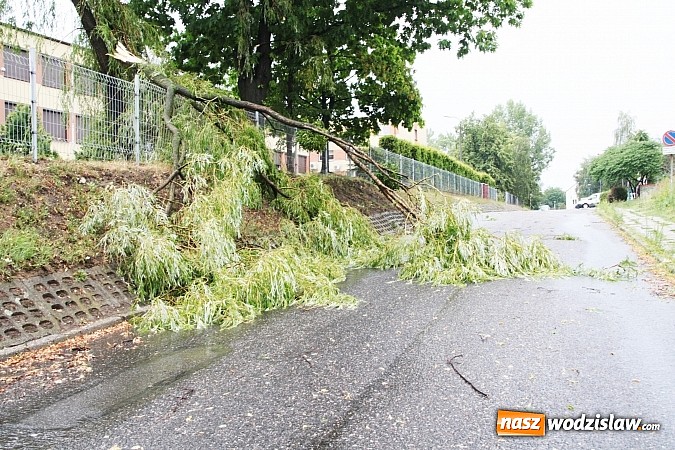 Zdjęcie w galerii na portalu naszwodzislaw.com: Nawałnica zerwała dach jednej z rydułtowskich kamienic! wiadomości z regionu