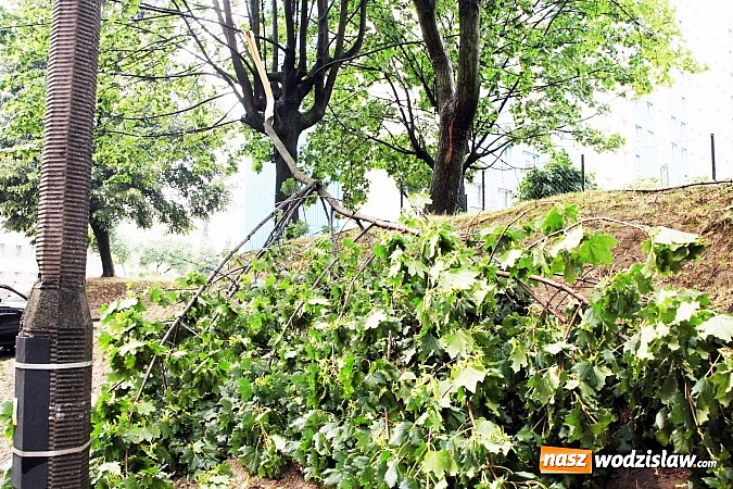 Zdjęcie w galerii na portalu naszwodzislaw.com: Nawałnica zerwała dach jednej z rydułtowskich kamienic! wiadomości z regionu