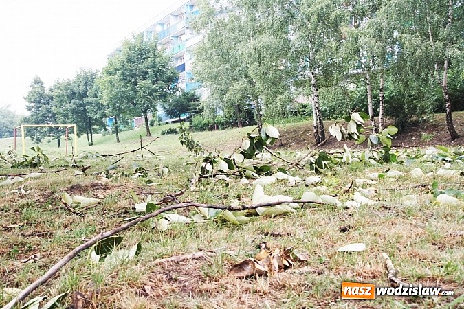 Zdjęcie w galerii na portalu naszwodzislaw.com: Nawałnica zerwała dach jednej z rydułtowskich kamienic! wiadomości z regionu