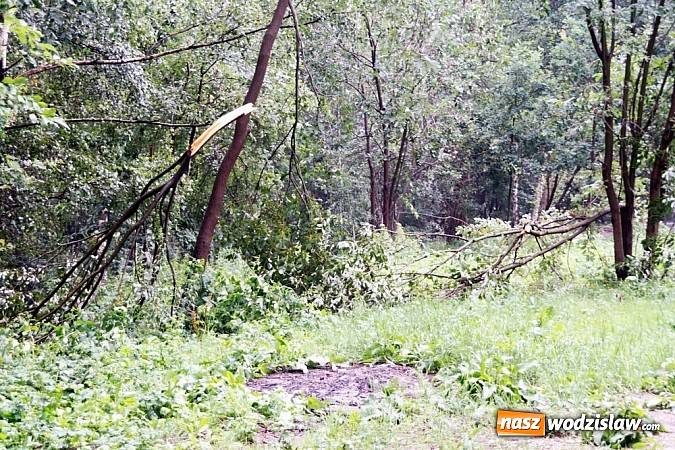 Zdjęcie w galerii na portalu naszwodzislaw.com: Nawałnica zerwała dach jednej z rydułtowskich kamienic! wiadomości z regionu