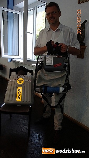 Zdjęcie w galerii na portalu naszwodzislaw.com: Nowoczesny aparat regeneracyjny do celów szkoleniowo - dydaktycznych w PCKU w Wodzisławiu Śląskim wiadomości z regionu