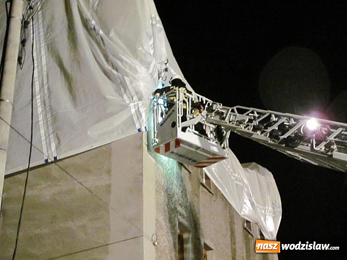 Zdjęcie w galerii na portalu naszwodzislaw.com: Strażacy podsumowali skutki sobotniej wichury. Łącznie interweniowali 161 razy  wiadomości z regionu