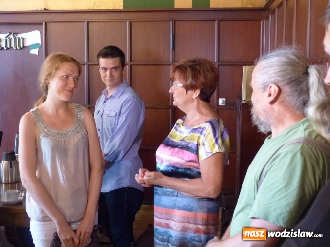 Zdjęcie w galerii na portalu naszwodzislaw.com: Żaneta Matuszek, Marek Pośpiech i Franciszek Nieć opowiadali o swoich międzynarodowych karierach  wiadomości z regionu