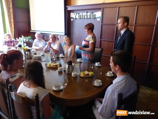 Zdjęcie w galerii na portalu naszwodzislaw.com: Żaneta Matuszek, Marek Pośpiech i Franciszek Nieć opowiadali o swoich międzynarodowych karierach  wiadomości z regionu