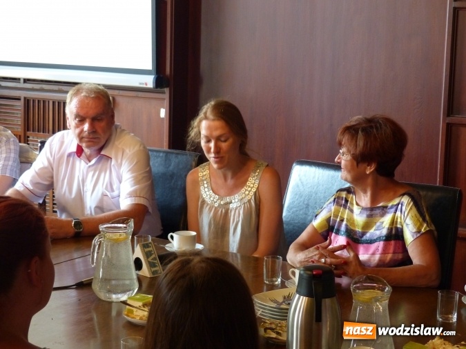 Zdjęcie w galerii na portalu naszwodzislaw.com: Żaneta Matuszek, Marek Pośpiech i Franciszek Nieć opowiadali o swoich międzynarodowych karierach  wiadomości z regionu