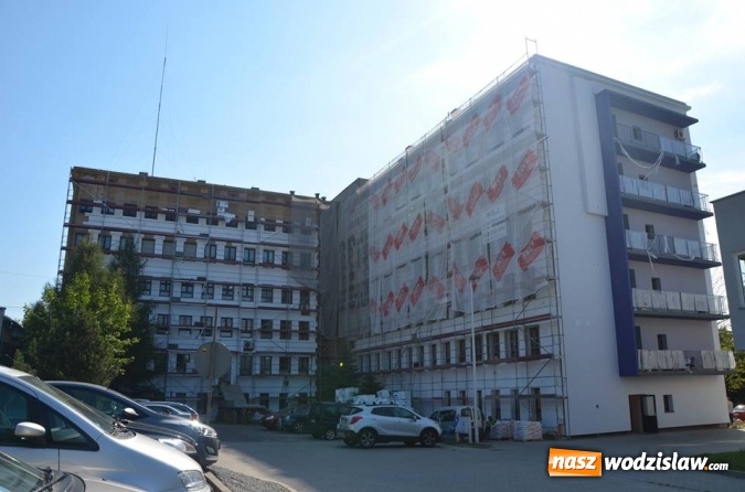Zdjęcie w galerii na portalu naszwodzislaw.com: Jak przebiegają prace związane z termomodernizacją wodzisławskiego szpitala? wiadomości z regionu
