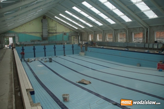Zdjęcie w galerii na portalu naszwodzislaw.com: Remont basenu trwa. Jak przebiegają prace? wiadomości z regionu