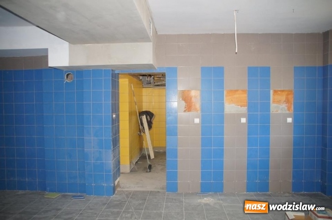 Zdjęcie w galerii na portalu naszwodzislaw.com: Remont basenu trwa. Jak przebiegają prace? wiadomości z regionu
