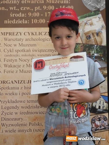 Zdjęcie w galerii na portalu naszwodzislaw.com: Druga edycja warsztat&oacute;w archeologicznych już za nami wiadomości z regionu