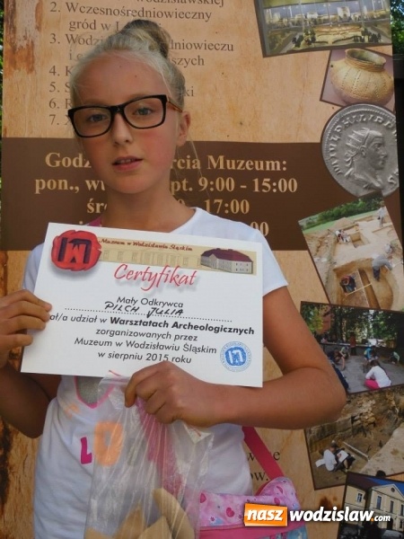 Zdjęcie w galerii na portalu naszwodzislaw.com: Druga edycja warsztat&oacute;w archeologicznych już za nami wiadomości z regionu