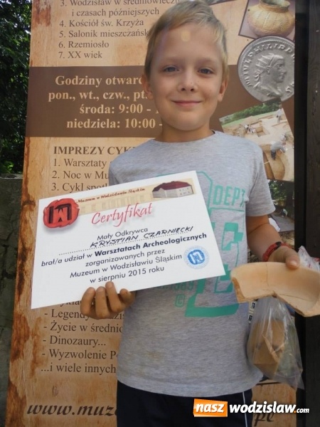 Zdjęcie w galerii na portalu naszwodzislaw.com: Druga edycja warsztat&oacute;w archeologicznych już za nami wiadomości z regionu