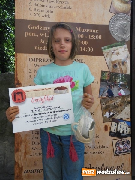 Zdjęcie w galerii na portalu naszwodzislaw.com: Druga edycja warsztat&oacute;w archeologicznych już za nami wiadomości z regionu