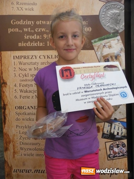 Zdjęcie w galerii na portalu naszwodzislaw.com: Druga edycja warsztat&oacute;w archeologicznych już za nami wiadomości z regionu