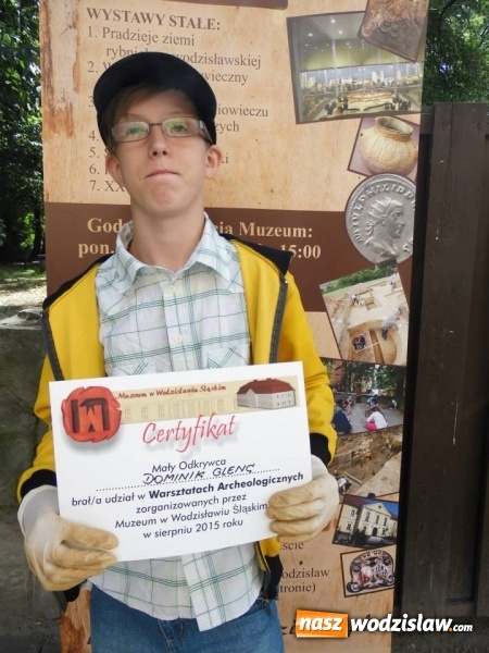 Zdjęcie w galerii na portalu naszwodzislaw.com: Druga edycja warsztat&oacute;w archeologicznych już za nami wiadomości z regionu