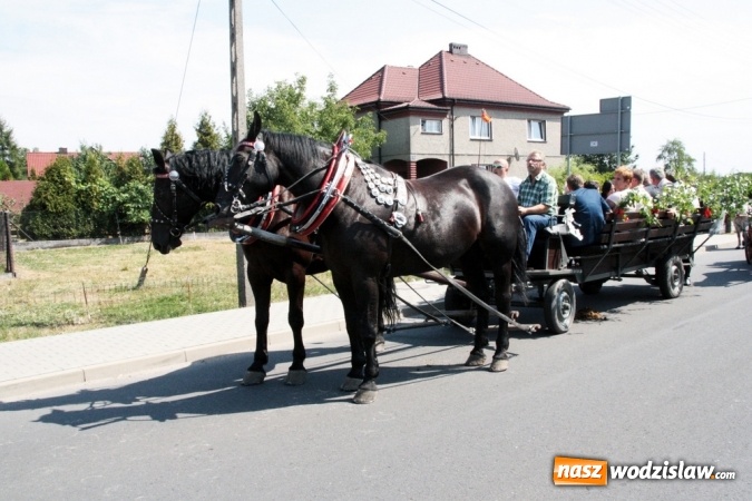 Zdjęcie w galerii na portalu naszwodzislaw.com: Potężny korowód dożynkowy w Gołkowicach! wiadomości z regionu