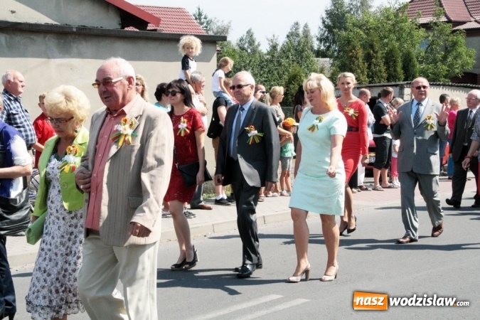 Zdjęcie w galerii na portalu naszwodzislaw.com: Potężny korowód dożynkowy w Gołkowicach! wiadomości z regionu