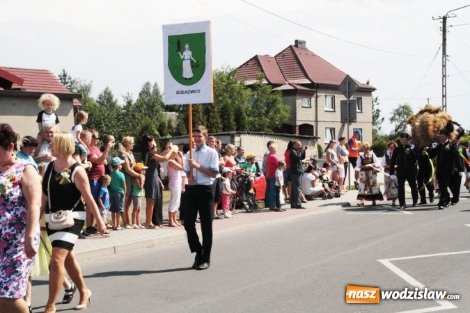 Zdjęcie w galerii na portalu naszwodzislaw.com: Potężny korowód dożynkowy w Gołkowicach! wiadomości z regionu