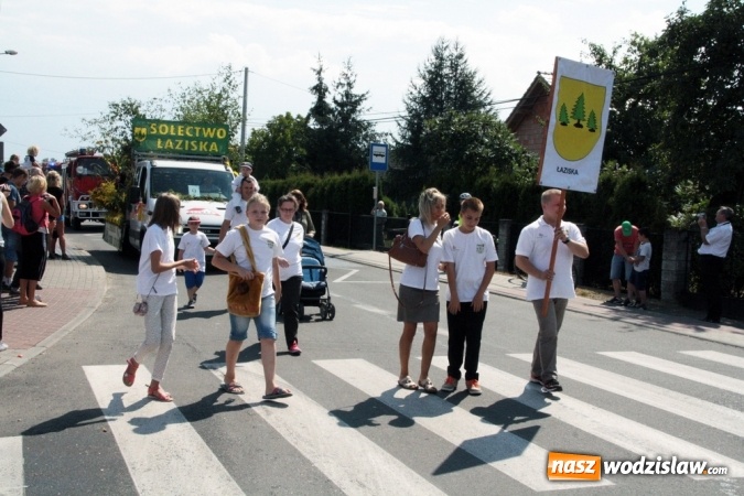 Zdjęcie w galerii na portalu naszwodzislaw.com: Potężny korowód dożynkowy w Gołkowicach! wiadomości z regionu