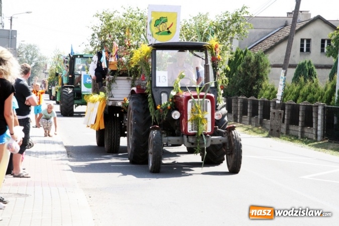 Zdjęcie w galerii na portalu naszwodzislaw.com: Potężny korowód dożynkowy w Gołkowicach! wiadomości z regionu