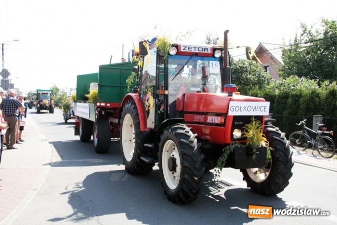 Zdjęcie w galerii na portalu naszwodzislaw.com: Potężny korowód dożynkowy w Gołkowicach! wiadomości z regionu