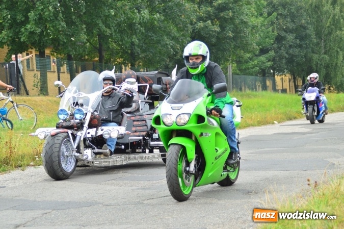 Zdjęcie w galerii na portalu naszwodzislaw.com: Parada motocyklowa przejechała ulicami miasta wiadomości z regionu