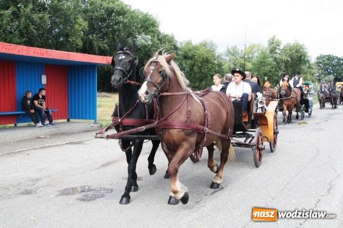 Zdjęcie w galerii na portalu naszwodzislaw.com: Ogromny korow&oacute;d dożynkowy w Bukowie wiadomości z regionu
