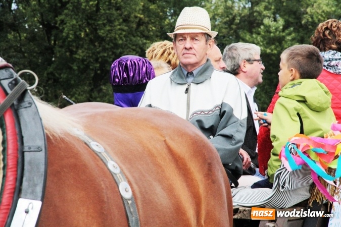 Zdjęcie w galerii na portalu naszwodzislaw.com: Ogromny korow&oacute;d dożynkowy w Bukowie wiadomości z regionu