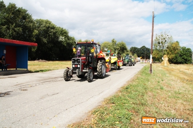 Zdjęcie w galerii na portalu naszwodzislaw.com: Ogromny korow&oacute;d dożynkowy w Bukowie wiadomości z regionu
