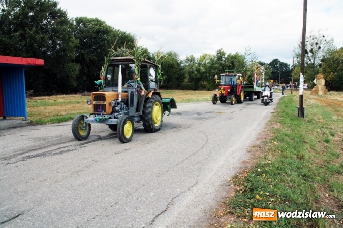 Zdjęcie w galerii na portalu naszwodzislaw.com: Ogromny korow&oacute;d dożynkowy w Bukowie wiadomości z regionu