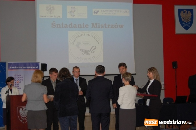 Zdjęcie w galerii na portalu naszwodzislaw.com: Zespół Szkół Technicznych w Wodzisławiu Śl. wyróżniony podczas Śniadania Mistrzów wiadomości z regionu