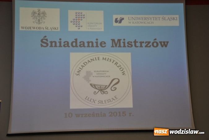 Zdjęcie w galerii na portalu naszwodzislaw.com: Zespół Szkół Technicznych w Wodzisławiu Śl. wyróżniony podczas Śniadania Mistrzów wiadomości z regionu