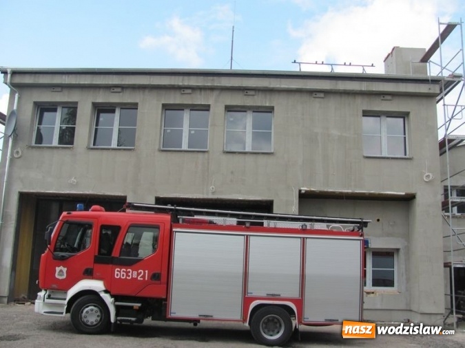 Zdjęcie w galerii na portalu naszwodzislaw.com: Trwa modernizacja budynku straży pożarnej w Rydułtowach  wiadomości z regionu