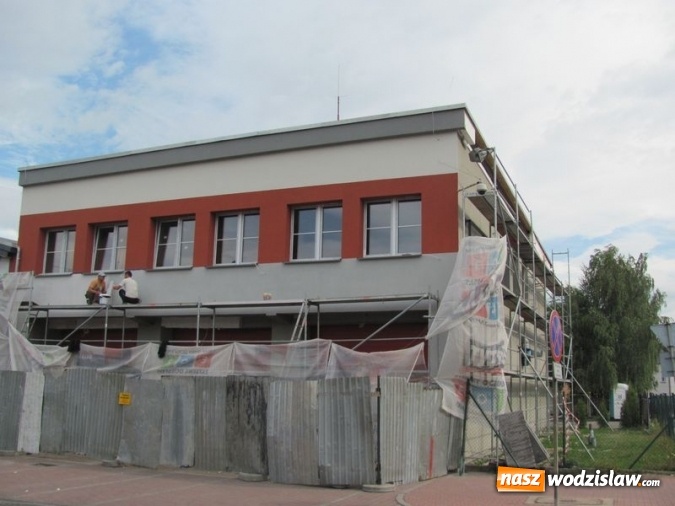 Zdjęcie w galerii na portalu naszwodzislaw.com: Trwa modernizacja budynku straży pożarnej w Rydułtowach  wiadomości z regionu
