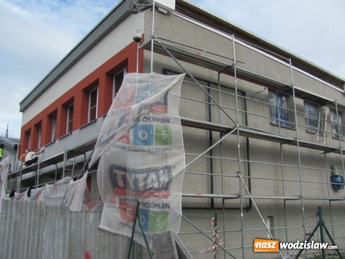 Zdjęcie w galerii na portalu naszwodzislaw.com: Trwa modernizacja budynku straży pożarnej w Rydułtowach  wiadomości z regionu