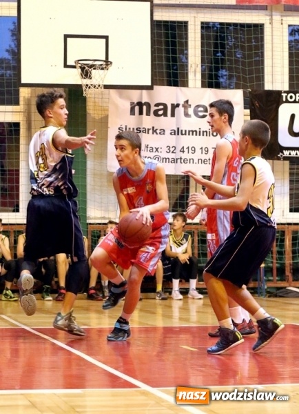 Zdjęcie w galerii na portalu naszwodzislaw.com: Udana inauguracja sezonu 2015/16 koszykarzy MKS Wodzisław Śląski w Mistrzostwach Śląska Kadet&oacute;w wiadomości z regionu