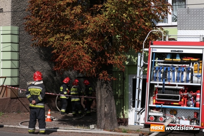 Zdjęcie w galerii na portalu naszwodzislaw.com: Pożar w Rydułtowach. Paliły się stare ubrania w jednym z mieszkań przy Raciborskiej wiadomości z regionu