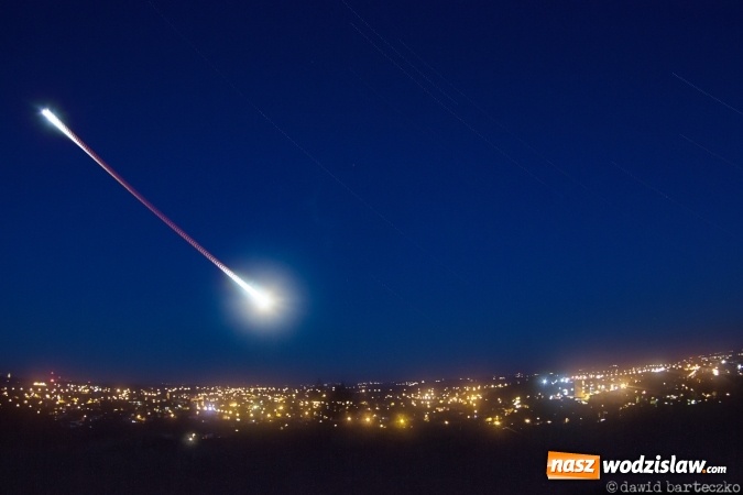 Zdjęcie w galerii na portalu naszwodzislaw.com: To była magiczna noc! Z niedzieli na poniedziałek mieliśmy okazję obserwować całkowite zaćmienie Księżyca  wiadomości z regionu