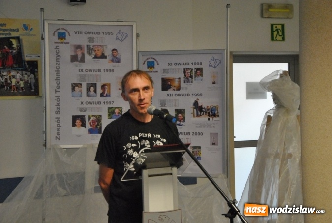 Zdjęcie w galerii na portalu naszwodzislaw.com: Zjazd olimpijczyków w Zespole Szkół Technicznych w Wodzisławiu Śląskim wiadomości z regionu