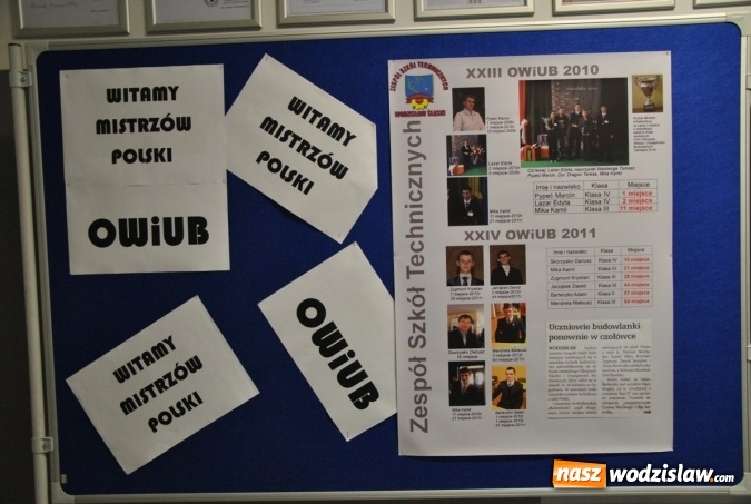 Zdjęcie w galerii na portalu naszwodzislaw.com: Zjazd olimpijczyków w Zespole Szkół Technicznych w Wodzisławiu Śląskim wiadomości z regionu