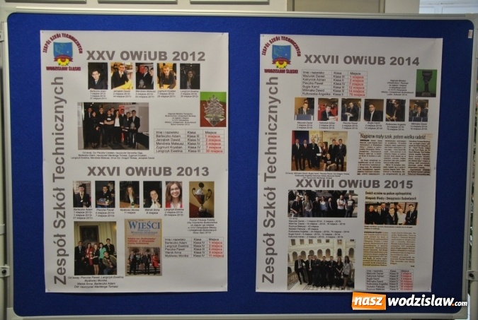 Zdjęcie w galerii na portalu naszwodzislaw.com: Zjazd olimpijczyków w Zespole Szkół Technicznych w Wodzisławiu Śląskim wiadomości z regionu