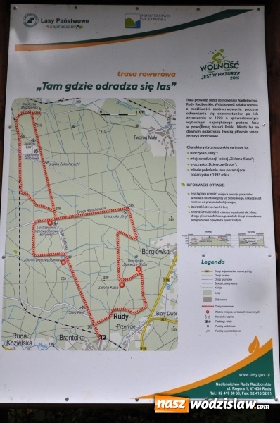 Zdjęcie w galerii na portalu naszwodzislaw.com: Wolność jest w naturze – otwarcie szlaku rowerowego Nadleśnictwa Rudy Raciborskie wiadomości z regionu