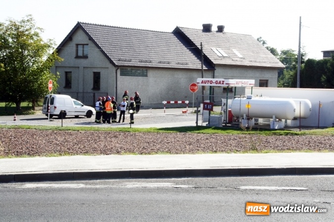 Zdjęcie w galerii na portalu naszwodzislaw.com: Gorzyce: Doszło do rozszczelnienia się zbiornika z gazem LPG wiadomości z regionu