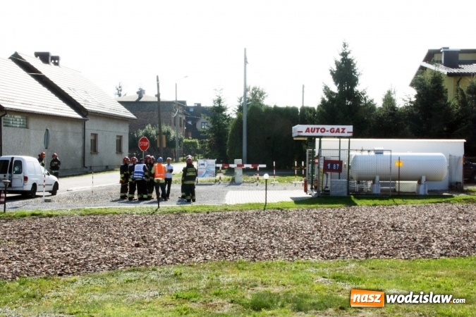 Zdjęcie w galerii na portalu naszwodzislaw.com: Gorzyce: Doszło do rozszczelnienia się zbiornika z gazem LPG wiadomości z regionu