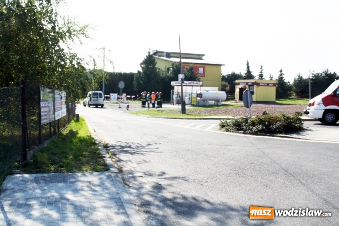 Zdjęcie w galerii na portalu naszwodzislaw.com: Gorzyce: Doszło do rozszczelnienia się zbiornika z gazem LPG wiadomości z regionu